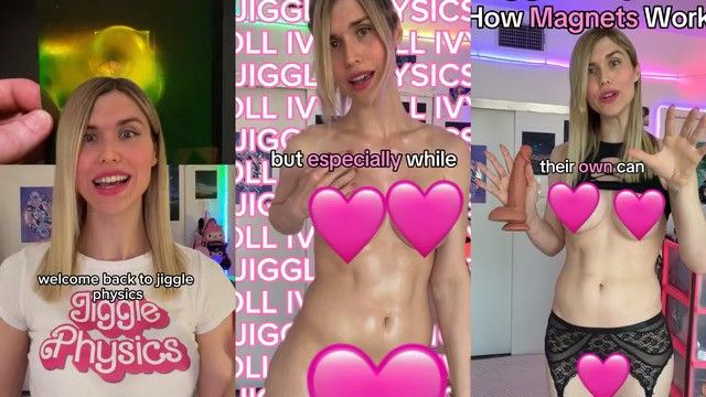 Busty Blonde Gooning Teacher Shows You the Ultimate Jiggle Physics Compilation