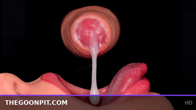 Close-Up Sensual Foreskin Blowjob with Deep Mouth and Huge ASMR Cumshot
