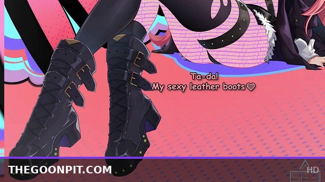 Nicole Demara Dominates with Boot Fetish JOI: Hentai Femdom Edging & Foot Play
