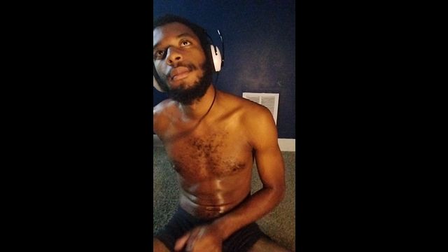 Blissful Gooner Mindlessly Jerking Off to Erotic Clips