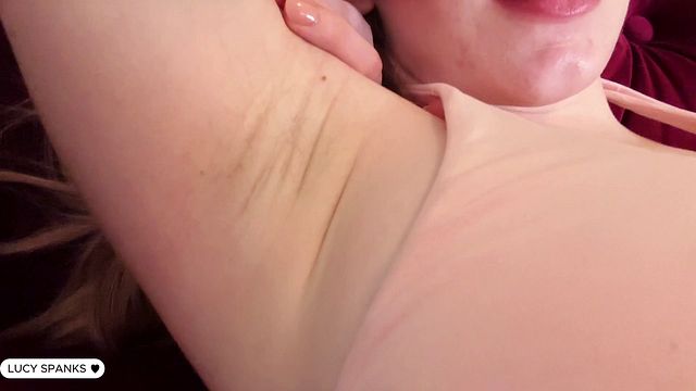 Lucy Spanks: Intimate Close-Up Armpit Worship and Fetish Play
