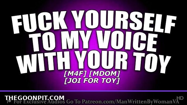 M4F JOI: Guided Domination to Help You Fuck Yourself