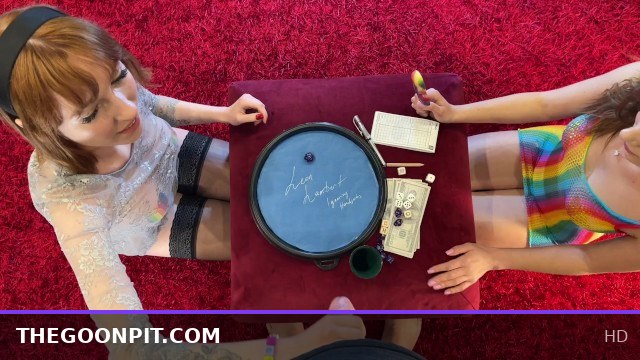 Two Girls One Guy Dice Challenge to Make Him Cum First with Two Incredibly Sexy Hot and Horny Sluts