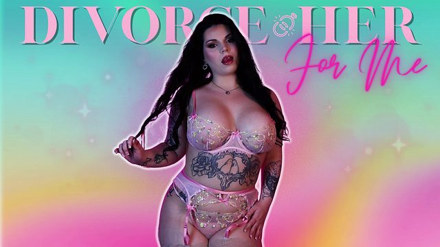 Divorce Her for Me – Intense JOI Mind Control in Sheer Lingerie Slave Challenge